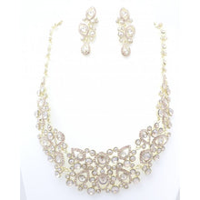 Load image into Gallery viewer, Elegant Crystal Chandelier Statement Necklace & Earring Set #7066
