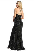Load image into Gallery viewer, Form-Fitting Evening Gown Body-Hugging Silhouette #7757L