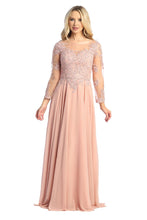 Load image into Gallery viewer, An elegant formal evening gown with a romantic and sophisticated design #7759K