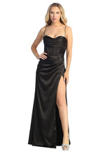 Load image into Gallery viewer, Fitted Full-Length Formal Evening Gown #7854L