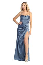 Load image into Gallery viewer, Fitted Full-Length Formal Evening Gown #7854L