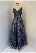 Load image into Gallery viewer, Long A-Line silhouette V-Neck Gown