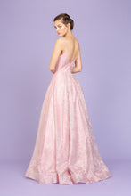 Load image into Gallery viewer, Long A-Line silhouette V-Neck Gown