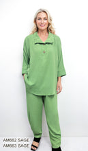 Load image into Gallery viewer, Casual Collared Knit Top & Pants Matching Set #AM662-663