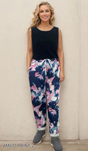 Load image into Gallery viewer, Women's Casual Printed Drawstring Ankle Pants #AM677