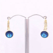 Load image into Gallery viewer, Elegant Crystal Leverback Drop Earrings #E7158