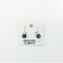 Load image into Gallery viewer, Swarovski Round Crystal Drop Earrings #E7159