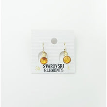 Load image into Gallery viewer, Swarovski Round Crystal Drop Earrings #E7159
