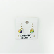 Load image into Gallery viewer, Swarovski Round Crystal Drop Earrings #E7159