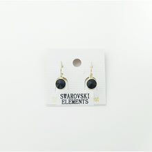 Load image into Gallery viewer, Swarovski Round Crystal Drop Earrings #E7159