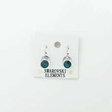 Load image into Gallery viewer, Swarovski Round Crystal Drop Earrings #E7159