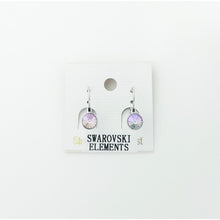 Load image into Gallery viewer, Swarovski Round Crystal Drop Earrings #E7159