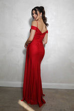 Load image into Gallery viewer, Off Shoulder Shimmer EK107