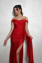 Load image into Gallery viewer, Off Shoulder Shimmer EK107