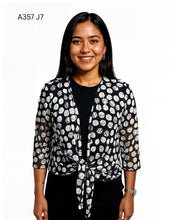 Load image into Gallery viewer, Lightweight, semi-sheer mesh bolero-style wrap jackets #A357