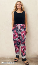 Load image into Gallery viewer, Women's Casual Printed Drawstring Ankle Pants #AM677