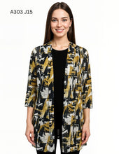 Load image into Gallery viewer, A highly artistic, print-heavy collection focused on lightweight layering pieces #A303
