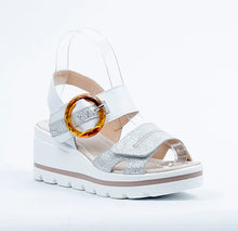 Load image into Gallery viewer, Round toe sandal, LEATHER INSOLE, PU outsole #ROI-1