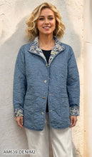 Load image into Gallery viewer, Quilted Reversible Button-Up Jacket #AM639