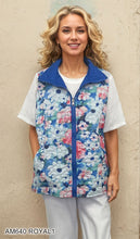 Load image into Gallery viewer, Lightweight Reversible Quilted Floral Vest Jacket #AM640