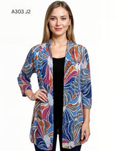 Load image into Gallery viewer, A highly artistic, print-heavy collection focused on lightweight layering pieces #A303
