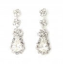 Load image into Gallery viewer, Elegant Teardrop Diamond Pendant Necklace with Floral Accents #120R01
