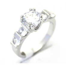 Load image into Gallery viewer, Elegant Round 3-Stone Cubic Zirconia Ring #13382
