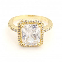 Load image into Gallery viewer, Sparkling Clear Cubic Zirconia Rings #13418
