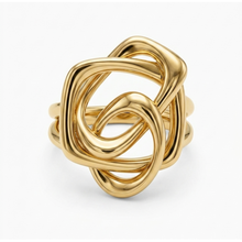 Load image into Gallery viewer, Interwoven Eternity Knot Ring #17573
