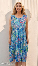 Load image into Gallery viewer, Sleeveless A-Line Swing Dress #AM669

