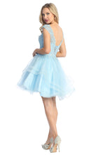 Load image into Gallery viewer, A glamorous short cocktail, homecoming, or party dress with a flirty, feminine silhouette #6259L
