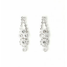 Load image into Gallery viewer, Elegant Floral Cluster Crystal Necklace &amp; Earring Set #6618

