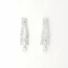 Load image into Gallery viewer, Exquisite Silver Multi-Layer Crystal Jewelry Set #6621

