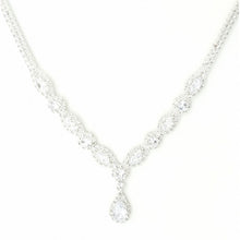Load image into Gallery viewer, Luxury Teardrop Crystal Necklace &amp; Earrings Set #6623
