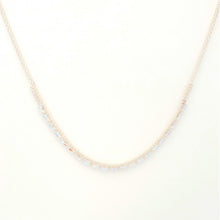 Load image into Gallery viewer, Elegant Iridescent Baguette Crystal Necklace &amp; Earrings Set #6632
