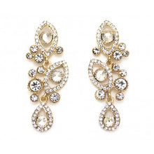 Load image into Gallery viewer, Elegant Crystal Chandelier Statement Necklace &amp; Earring Set #7066
