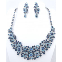 Load image into Gallery viewer, Elegant Crystal Chandelier Statement Necklace &amp; Earring Set #7066
