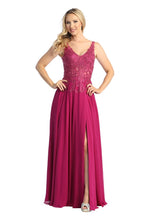 Load image into Gallery viewer, A stunning long formal evening gown #7740L
