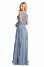 Load image into Gallery viewer, A floor-length, A-line or flowing empire/Princess-style evening gown #7789K
