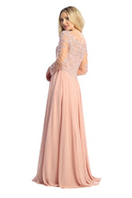 Load image into Gallery viewer, An elegant formal evening gown with a romantic and sophisticated design #7759K
