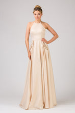 Load image into Gallery viewer, A-Line Rich Satin Dress
