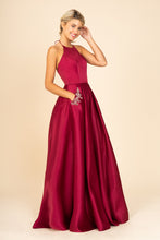 Load image into Gallery viewer, A-Line Rich Satin Dress
