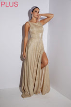 Load image into Gallery viewer, A-Line Gown With Boatline Neck
