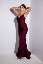 Load image into Gallery viewer, Mermaid Floor Length Gown With Ruched Sash
