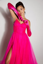 Load image into Gallery viewer, Floor Length Mesh Gown

