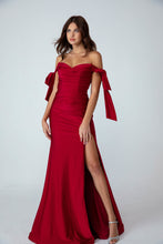 Load image into Gallery viewer, Fitted Off The Shoulder Gown #9181

