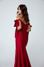 Load image into Gallery viewer, Fitted Off The Shoulder Gown #9181
