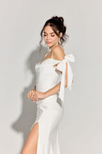 Load image into Gallery viewer, Fitted Off The Shoulder Gown #9181

