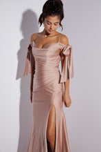 Load image into Gallery viewer, Fitted Off The Shoulder Gown #9181
