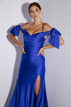 Load image into Gallery viewer, Fitted Off The Shoulder Gown #9181

